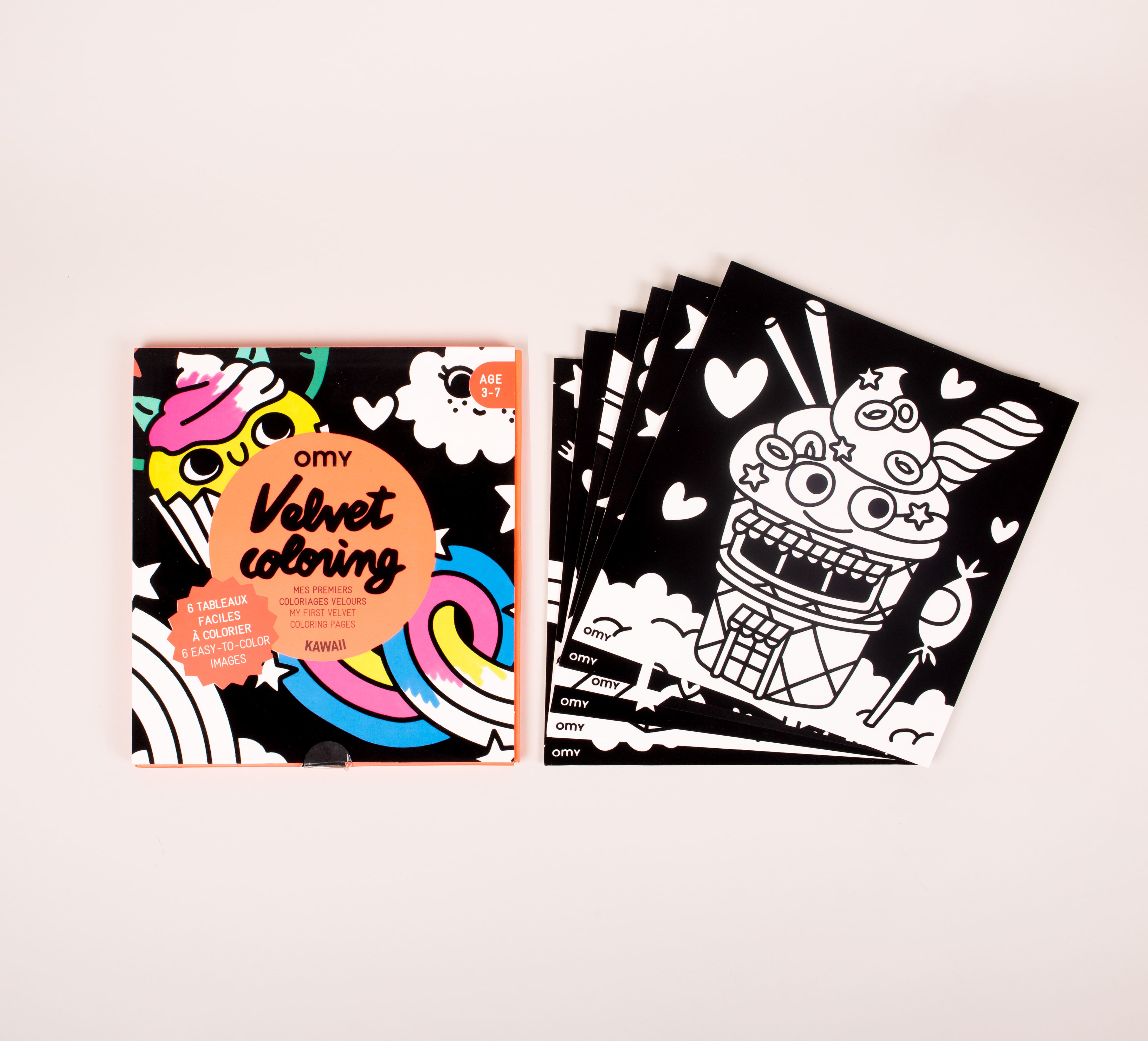 Kawaii para Pintar com Veludo