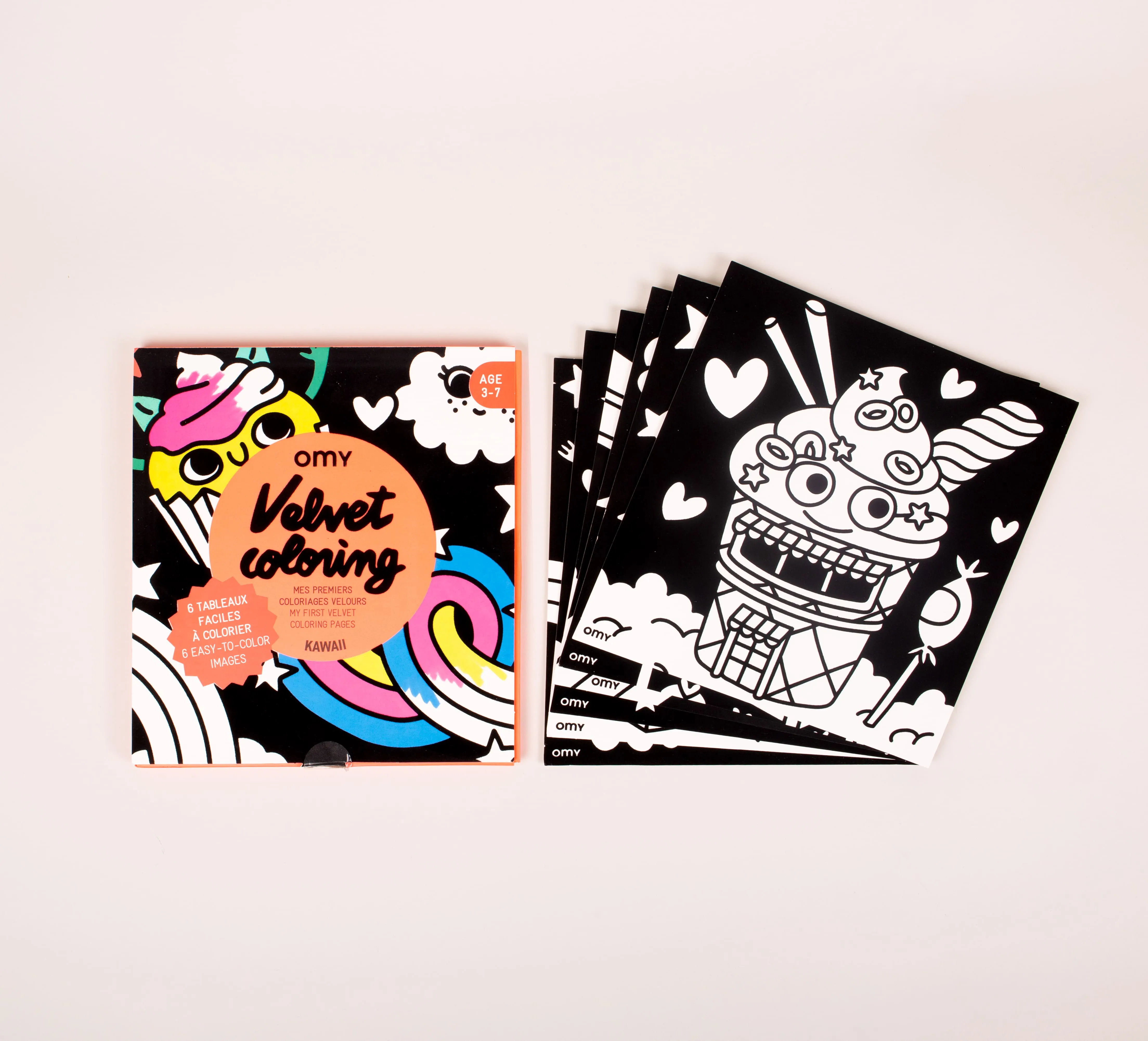 Kawaii para Pintar com Veludo