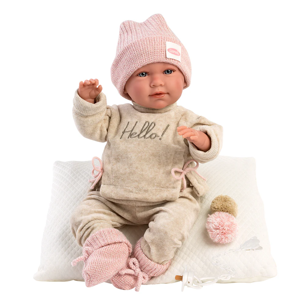 Bebé Mimi Hello com Almofada