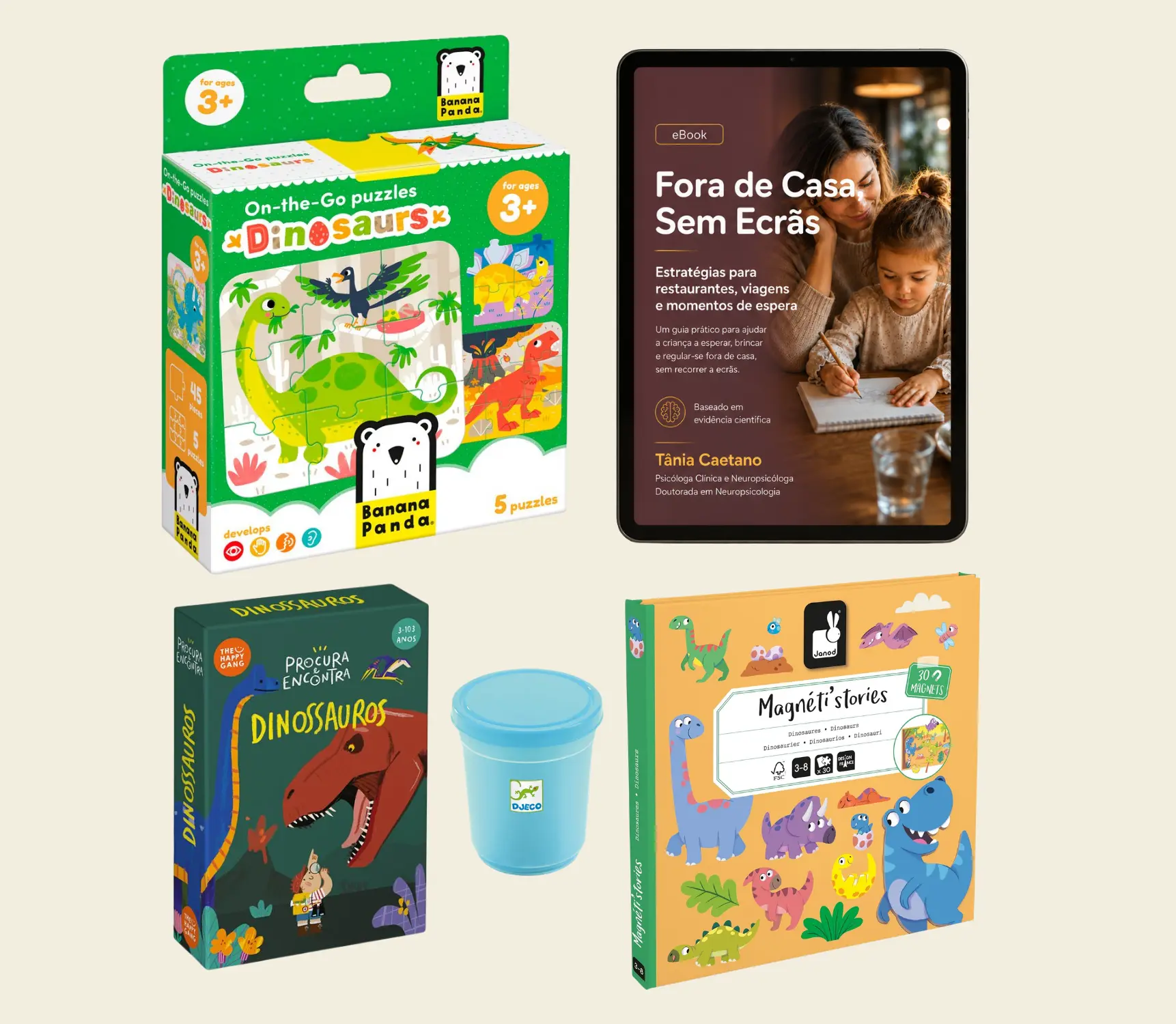 Kit Dinossauros para Crianças | Viagens e Restaurantes
