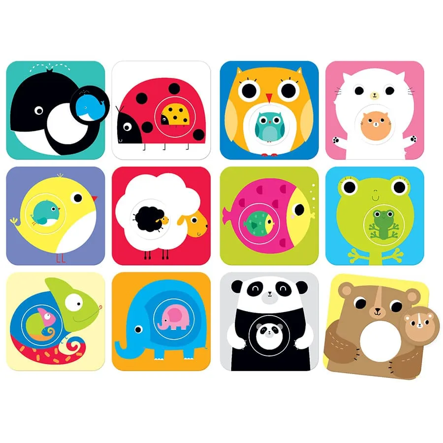 Puzzle Associa os Animais Bebés