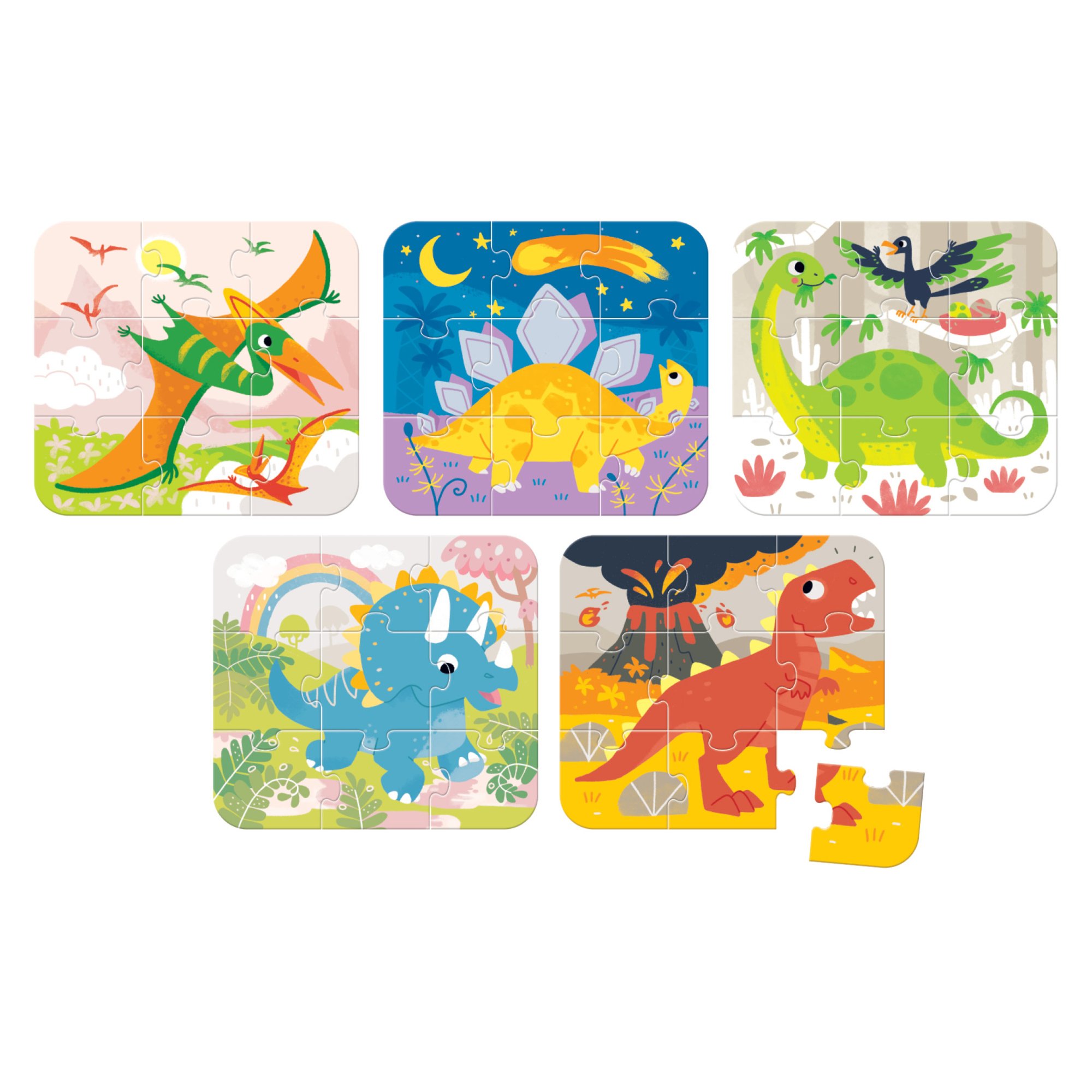 Puzzles Portáteis Dinossauros
