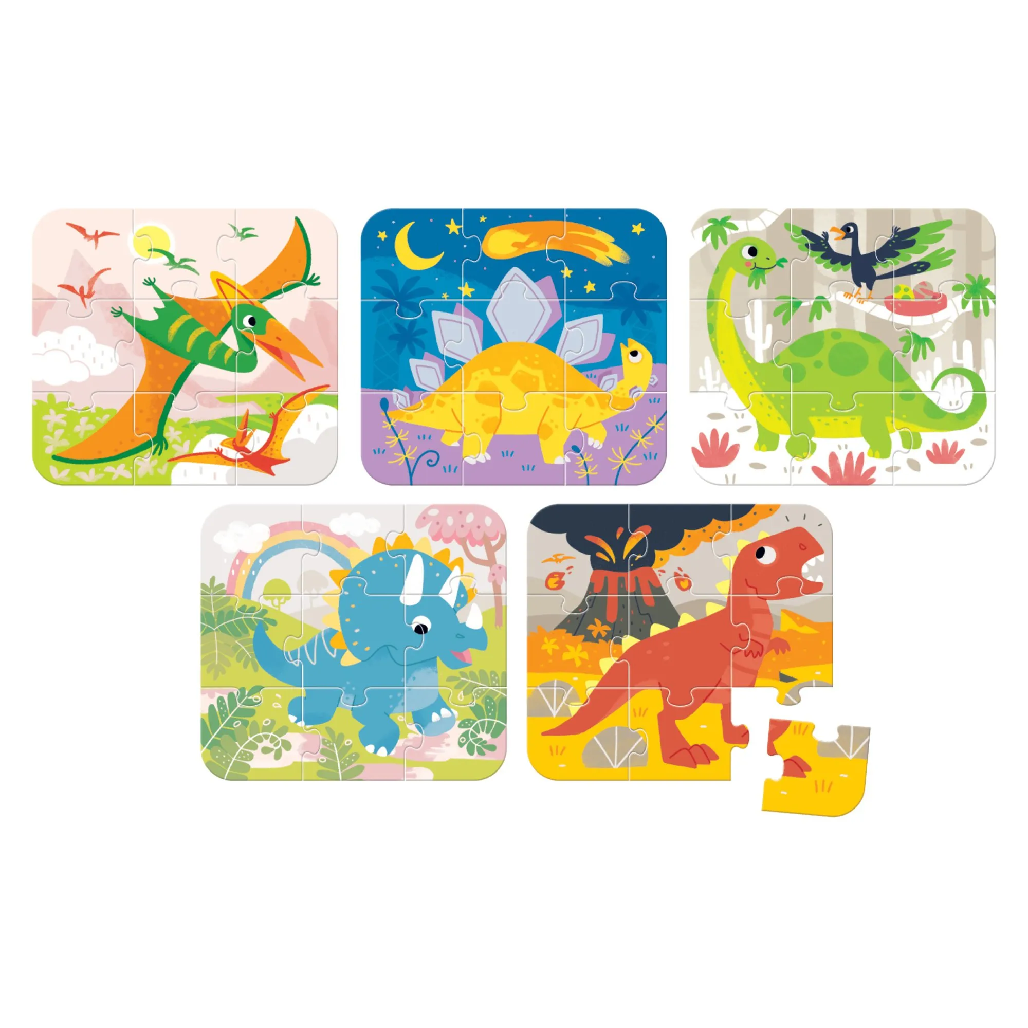 Puzzles Portáteis Dinossauros