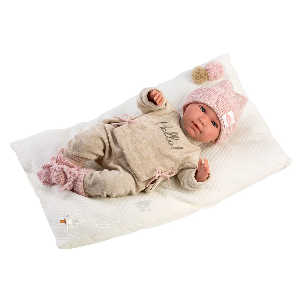 Bebé Mimi Hello com Almofada