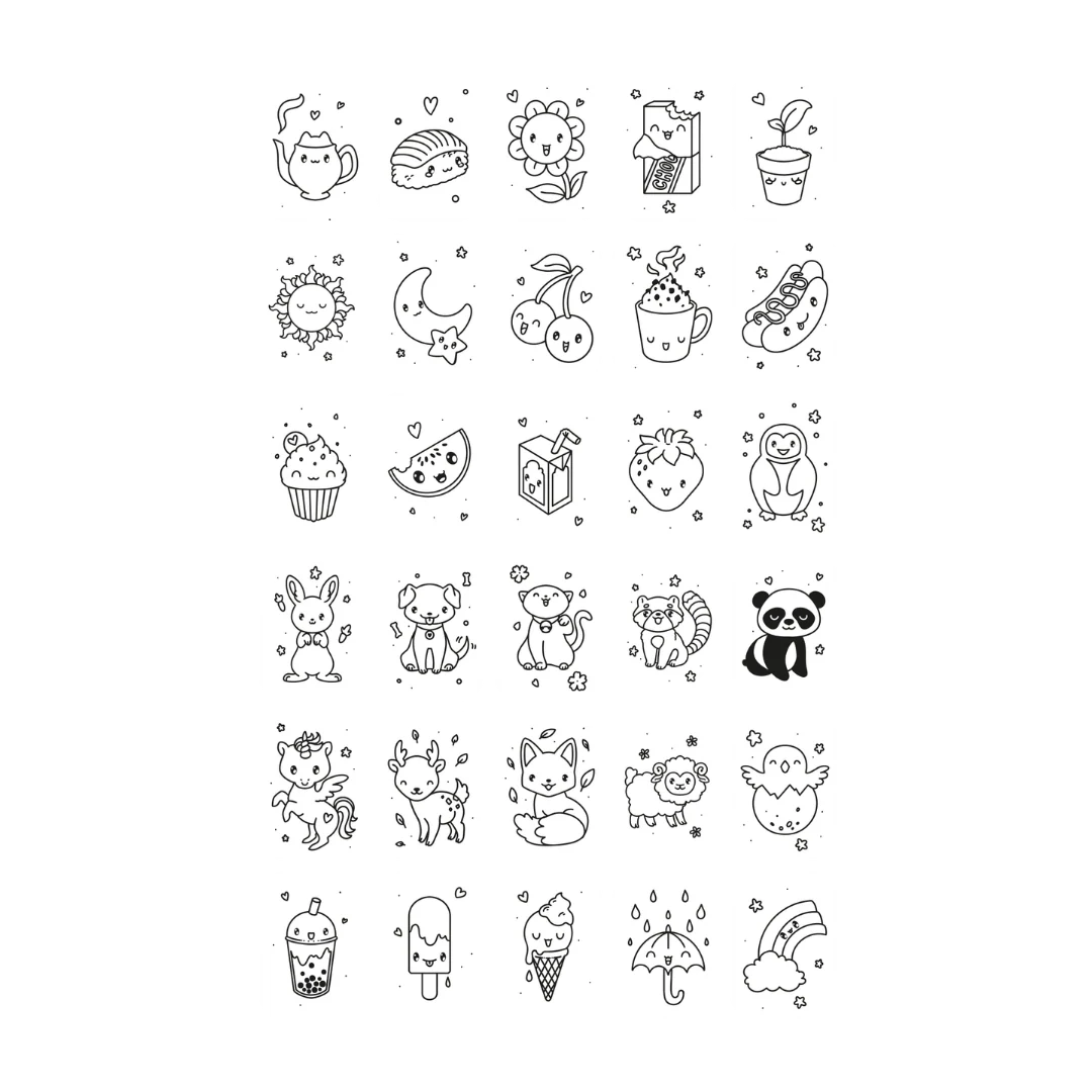Caderno Desenho Kawaii