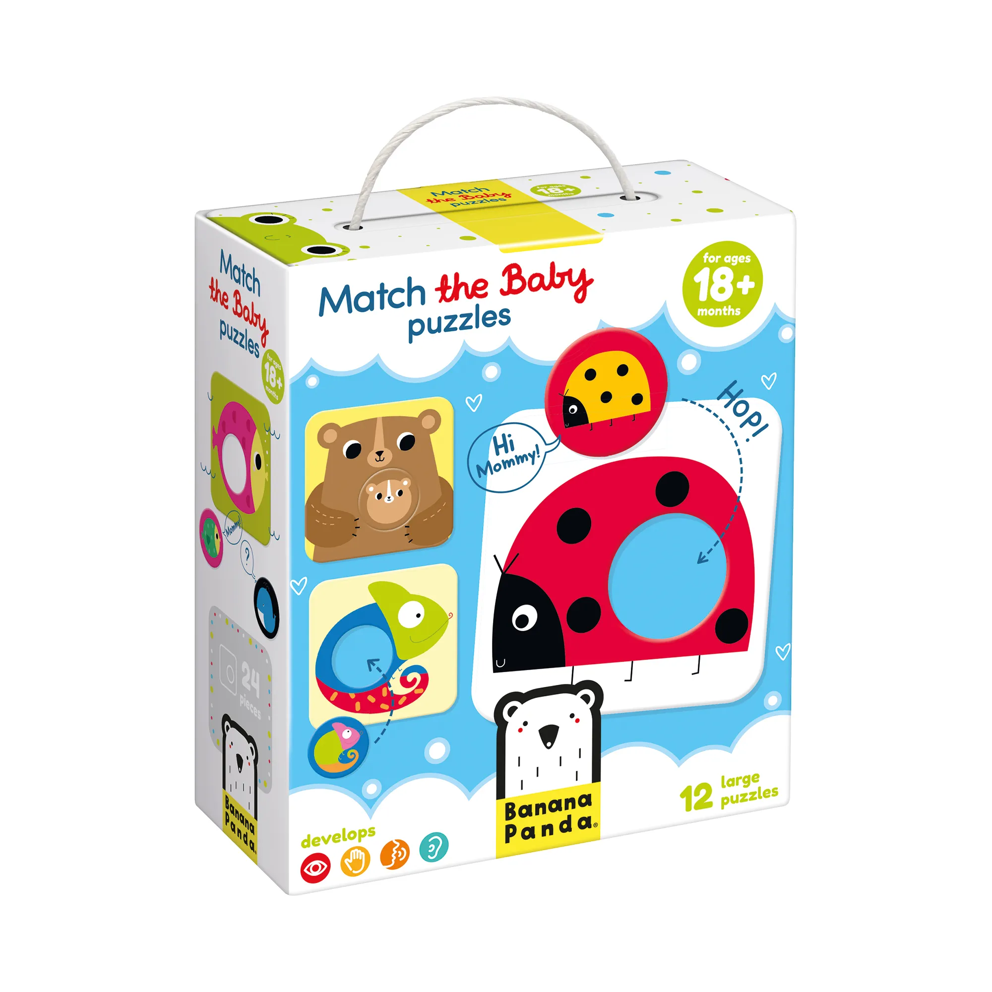 Puzzle Associa os Animais Bebés