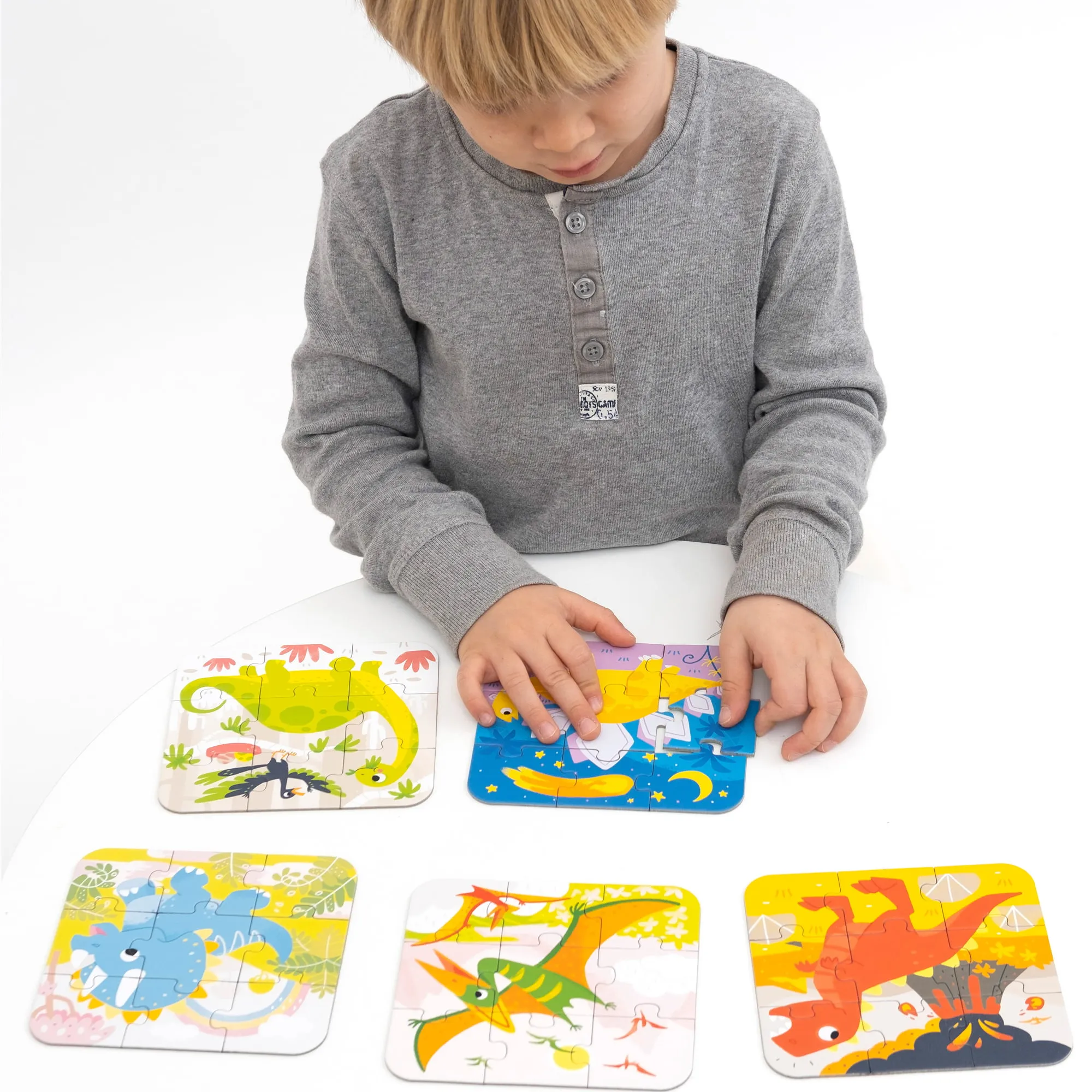 Puzzles Portáteis Dinossauros