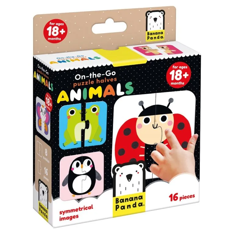 Puzzle Portátil – Metades Animais