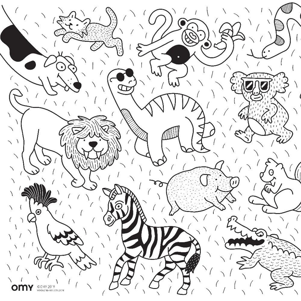 Livro de Pintar Animais