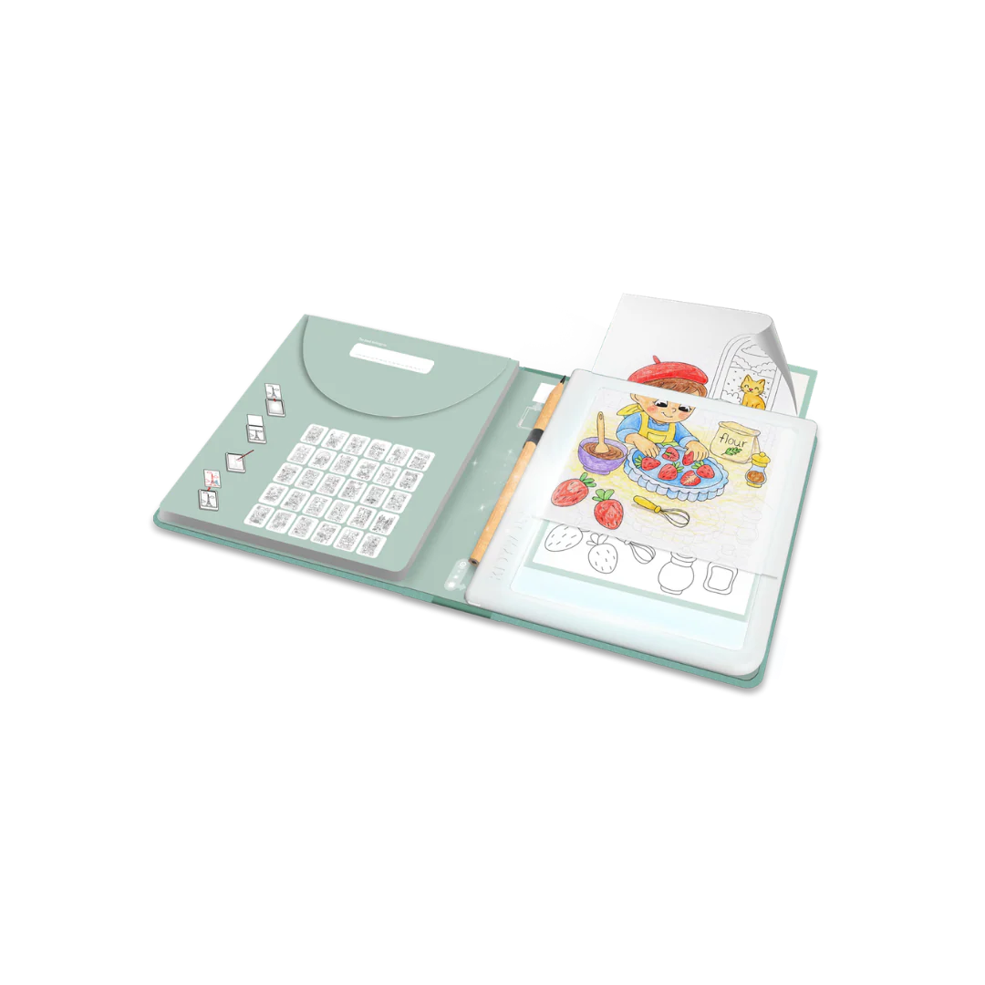 Caderno Luminoso Comida