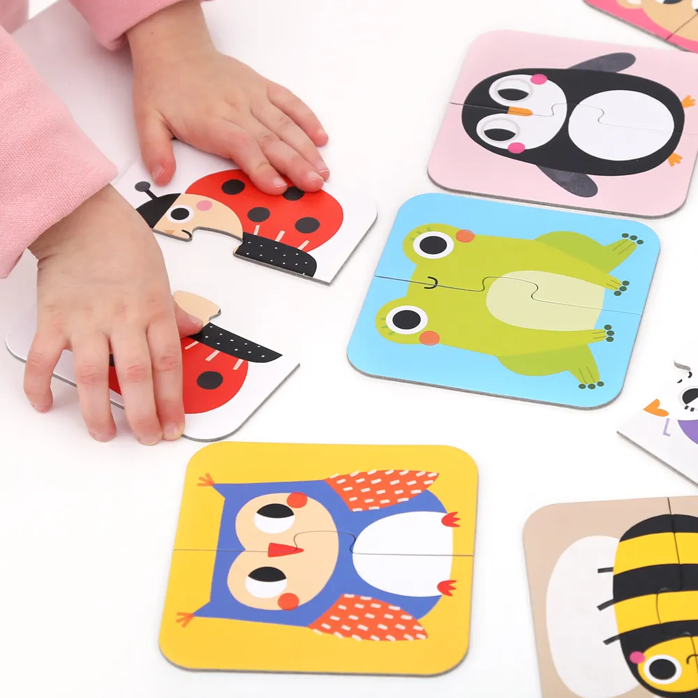 Puzzle Portátil – Metades Animais
