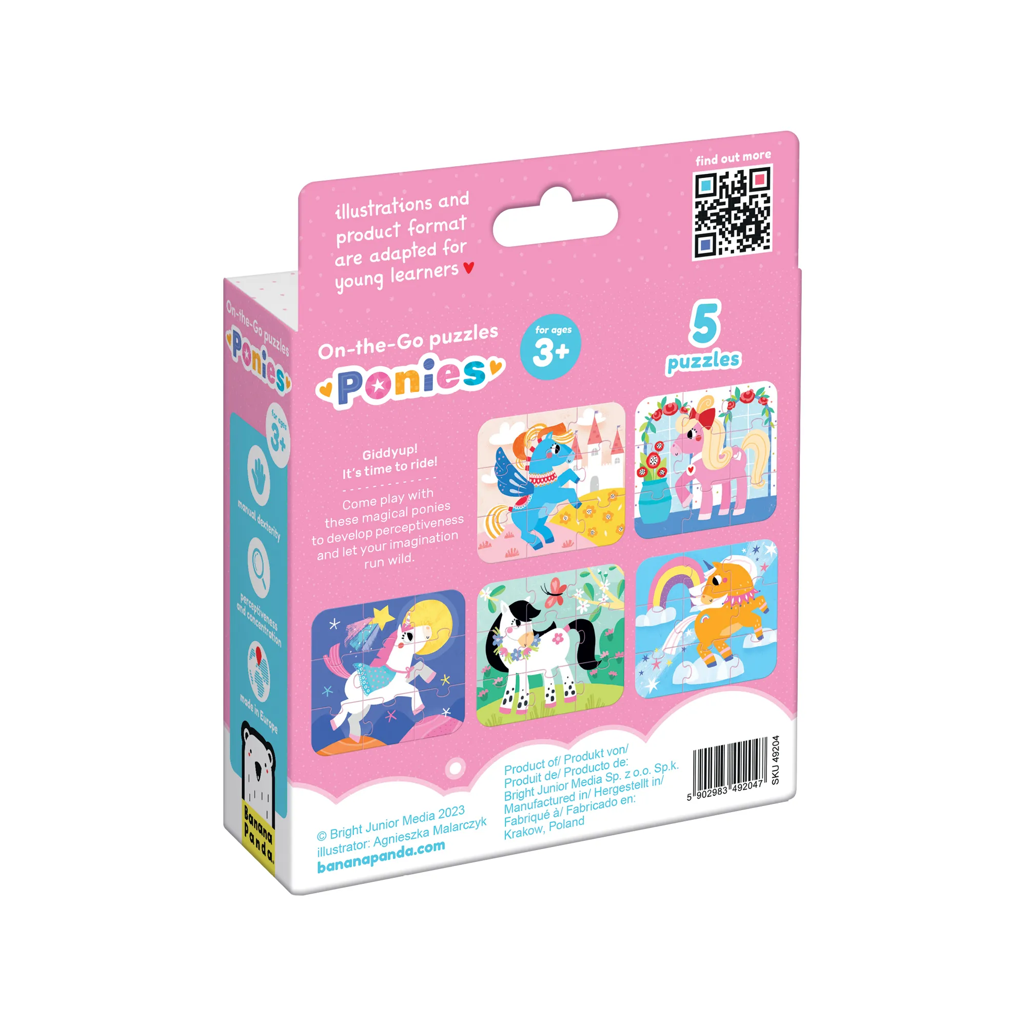 Puzzles Portáteis Póneis