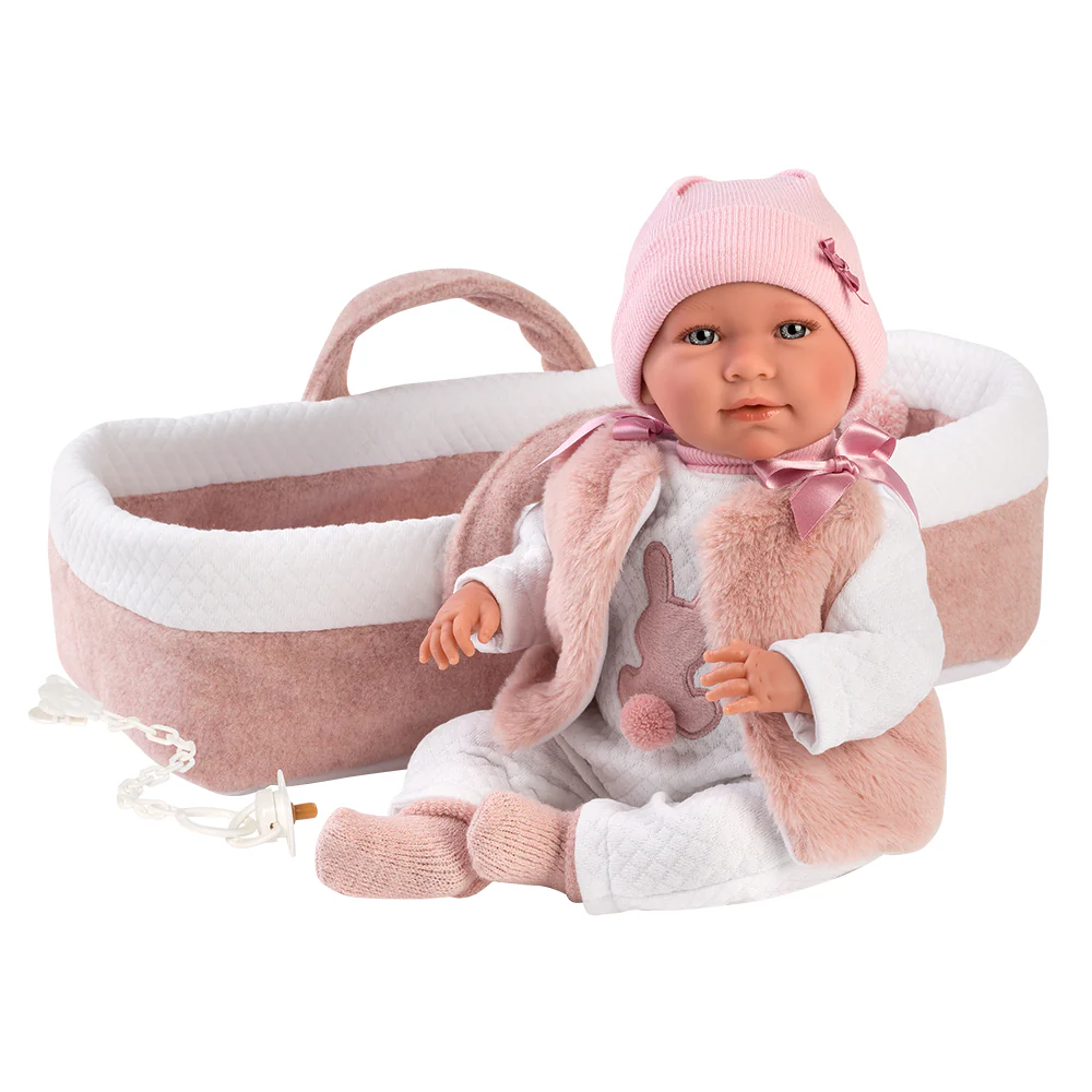 Bebé Mimi com Alcofa Rosa