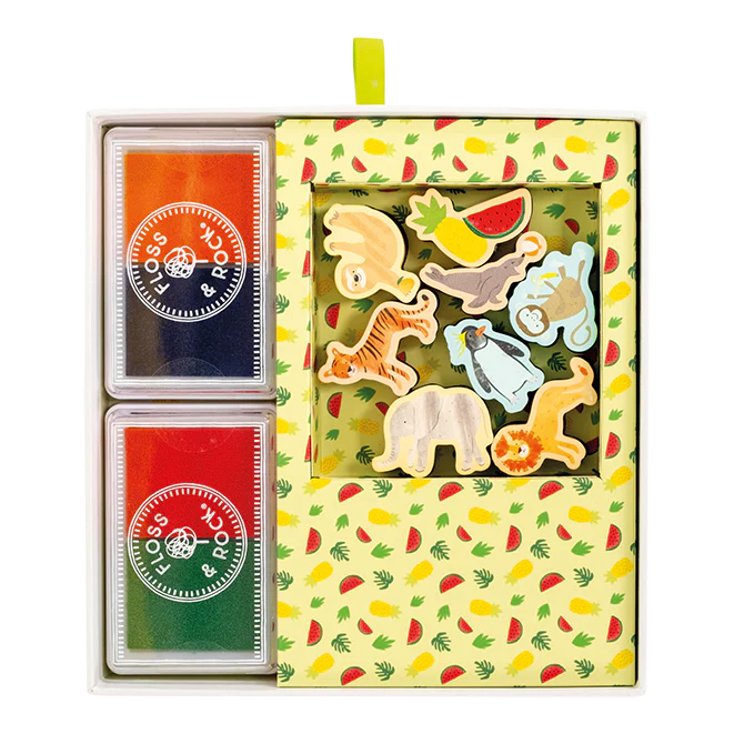 Conjunto Carimbos Selva